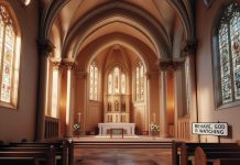 Woman Who Had It Off in Belfast Chapel to Be Sentenced Next Month a image that is a chapel_god is watching